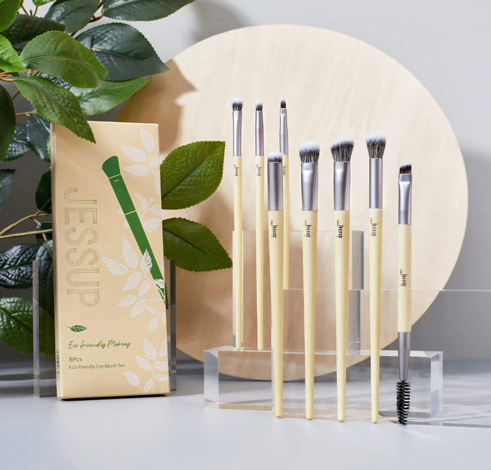 Jessup Eyeshadow Brush Set 8pcs Cruelty-Free