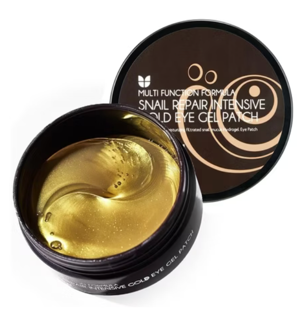 MIZON Under Eye Collagen Patches with 24K Gold and Snail – Eye Gel Treatment Masks (10 Pairs)