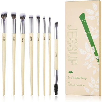 Jessup Eyeshadow Brush Set 8pcs Cruelty-Free